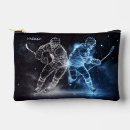 Custom Name Ice Hockey Accessory Pouch