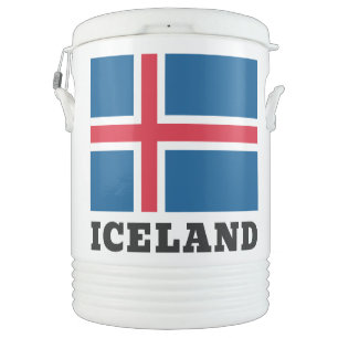 Custom Name Iceland Beverage Cooler