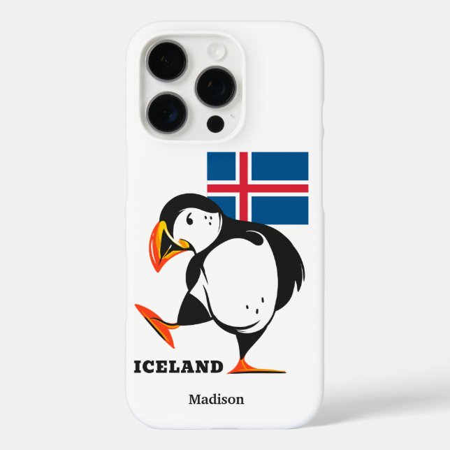 Custom Name Iceland Case-Mate iPhone Case (Back)