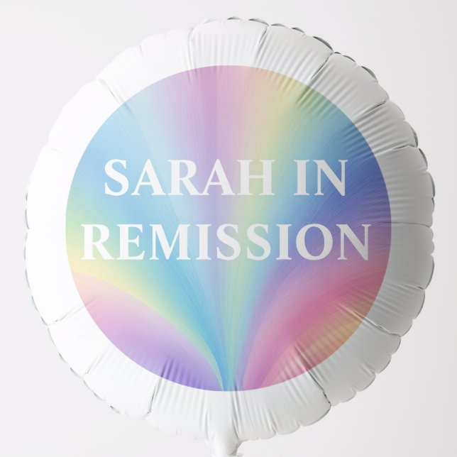 CUSTOM NAME IN REMISSION BALLOON (Front)
