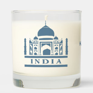 Custom Name India Scented Candle