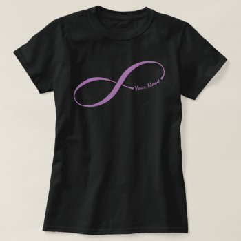 Custom Name Infinity Symbol T-shirt by trendyteeshirts at Zazzle