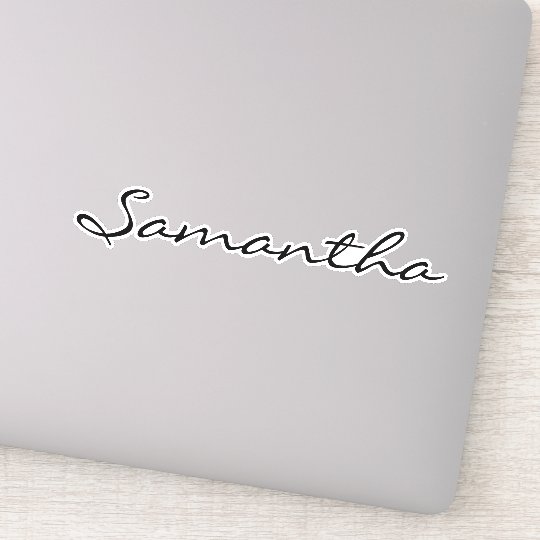 Custom Name Insulated Tumbler Decal Laptop Label