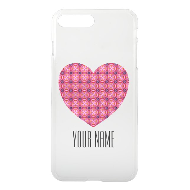 Custom Name iPhone7 Plus Clearly™ Deflector Case (Back)