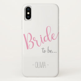 Custom Name iPhone Bride to be case