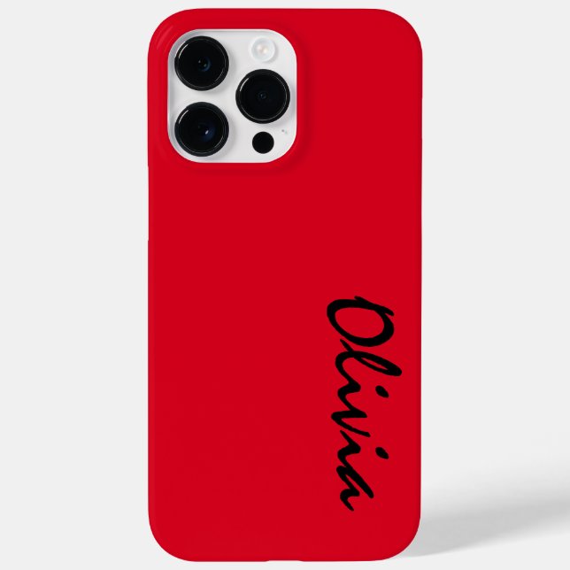 Custom Name iPhone Case (Back)