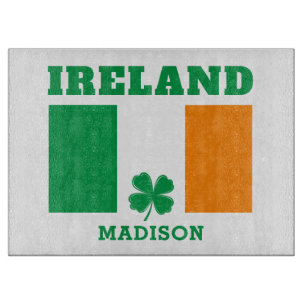 Custom Name Ireland Cutting Board
