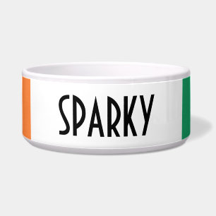 Custom Name Irish Flag pbcnt Bowl