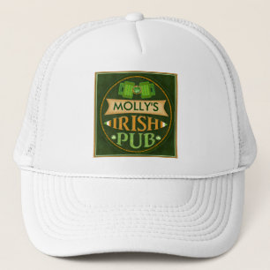 Custom Name  Irish Pub St. Patrick's Day Hat