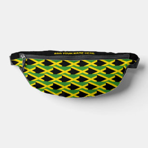 Custom Name JAMAICA FLAG Fanny Pack