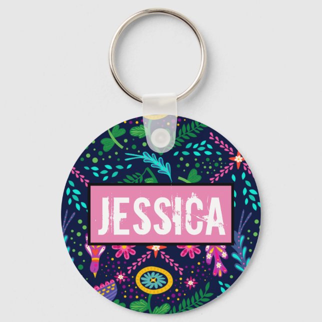 Custom name Keychain |Personalized keychain (Front)