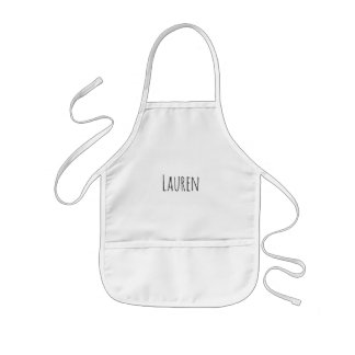 Custom Name Kids Apron