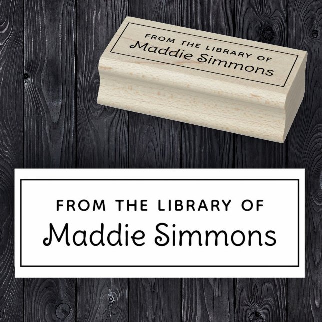 Custom Name Kids Book From The Library of Rubber Stamp (Creator Uploaded)