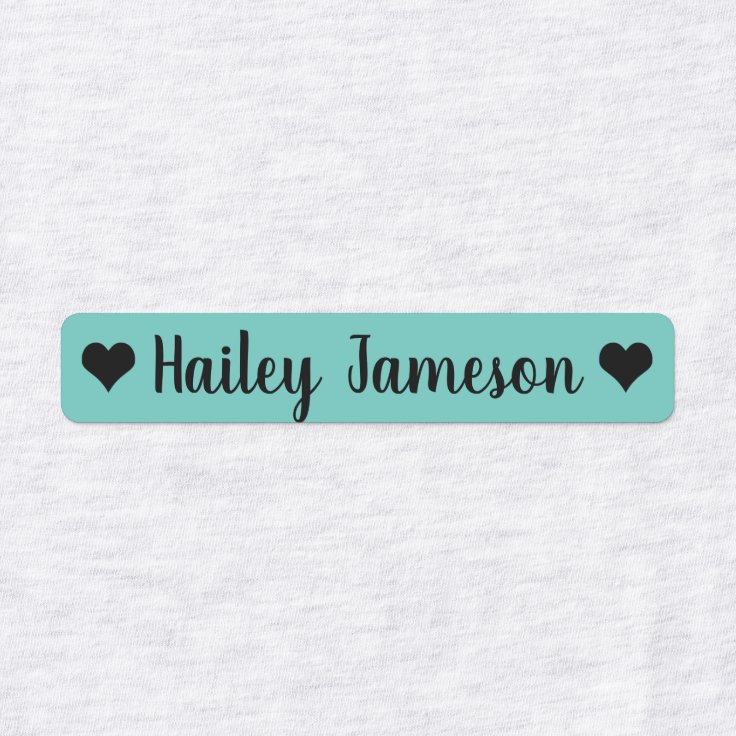Custom Name kids Clothing Labels, daycare labels Zazzle