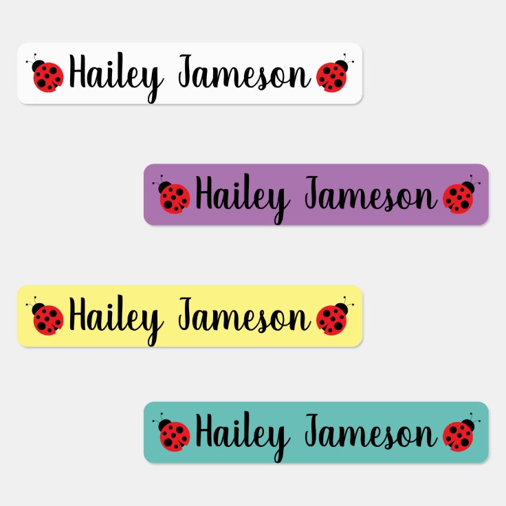 Custom Name kids Clothing Labels, daycare labels Zazzle