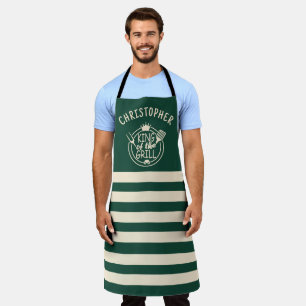 Custom Name King of the Grill Apron
