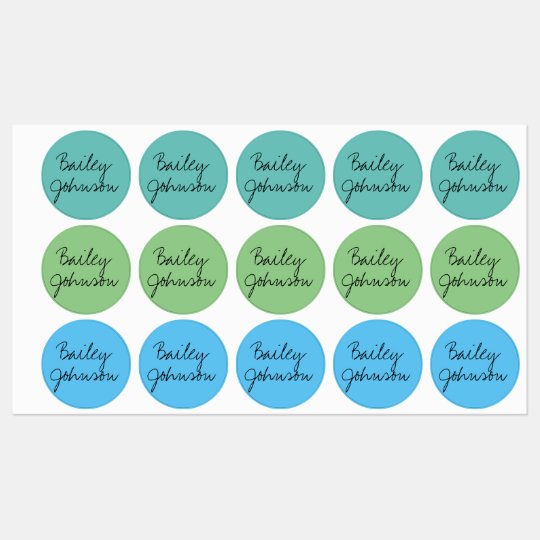 Making name labels in word