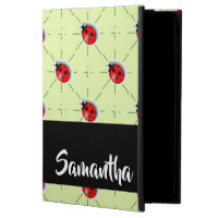 Custom name ladybugs pattern powis iPad air 2 case