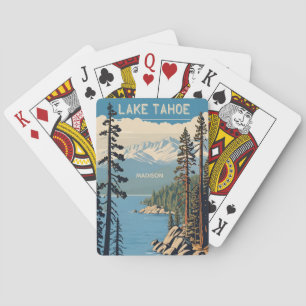 Custom Name Lake Tahoe Poker Cards