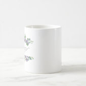 Custom Name Lavender Floral Mug (Center)