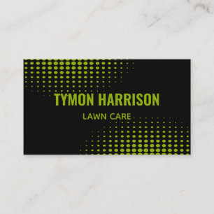 Custom Name Lawn Care  Business Card