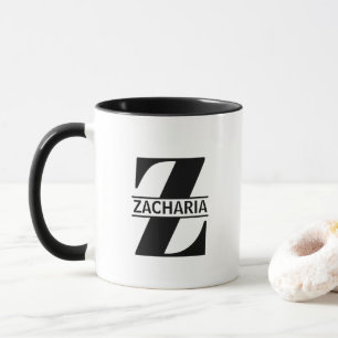 Custom Name Letter 'Z' Mug