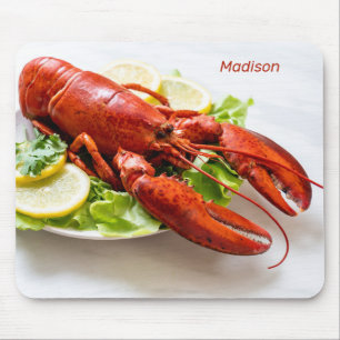Custom Name Lobster Mouse Pad