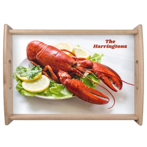 Custom name Lobster Serving Tray