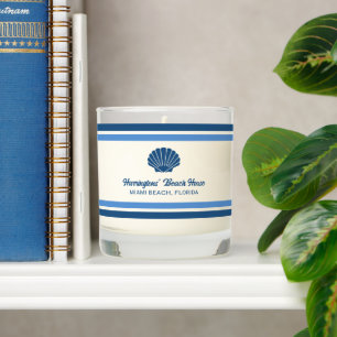 Custom Name & Location Beach House Scented Candle