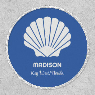 Custom Name, Location & Color Seashell Patch