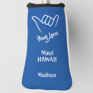 Custom Name, Location & Color Shaka Golf Head Cover
