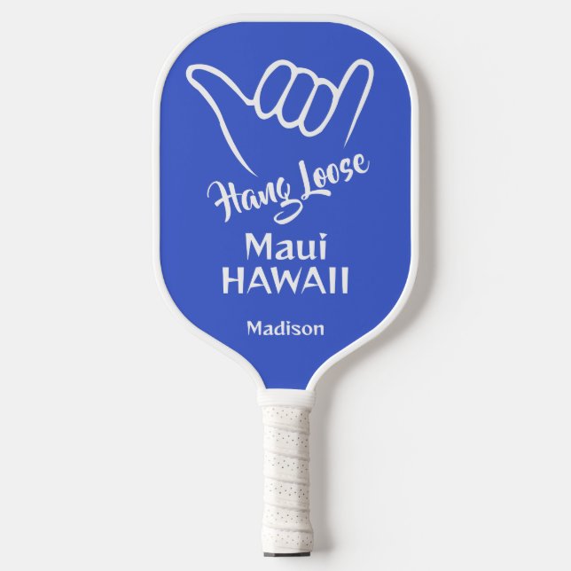 Custom Name, Location & Color Shaka Pickleball Paddle (Front)