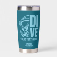 Custom Name & Location Scuba Diving