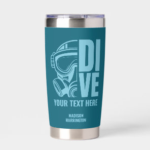 Custom Name & Location Scuba Diving Insulated Tumbler