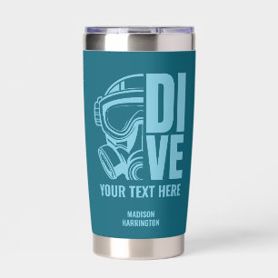 Custom Name & Location Scuba Diving Insulated Tumbler