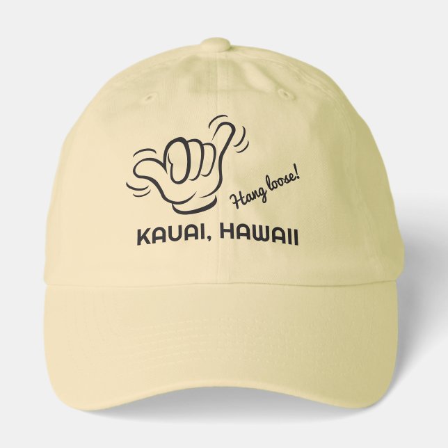 Custom Name & Location Shaka Hat (Front)