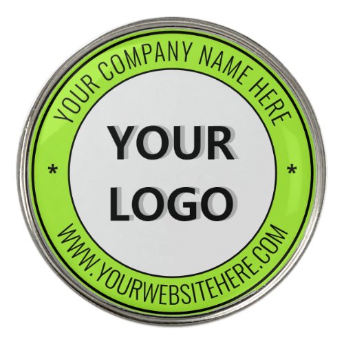 Custom Name Logo Website Colors Golf Ball Marker