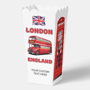 Custom Name London England Favor Boxes