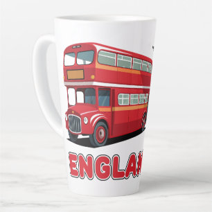 Custom Name London England Latte Mug