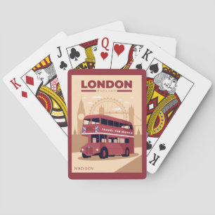 Custom name LONDON Poker Cards