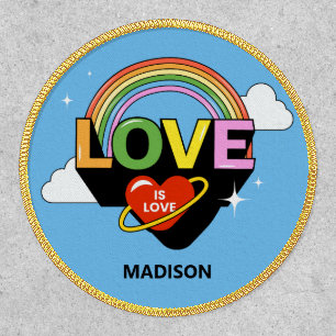 Custom Name "Love Is Love" Patch