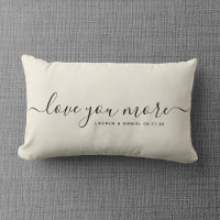 Custom Name Love you More Valentine's Day Newlywed