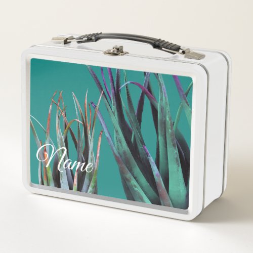 Custom Name Lunchbox Aloe Plant