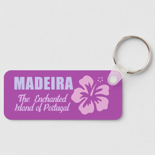 Custom Name Madeira Keychain (Front)
