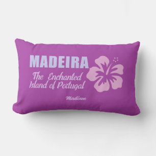 Custom Name Madeira Lumbar Pillow