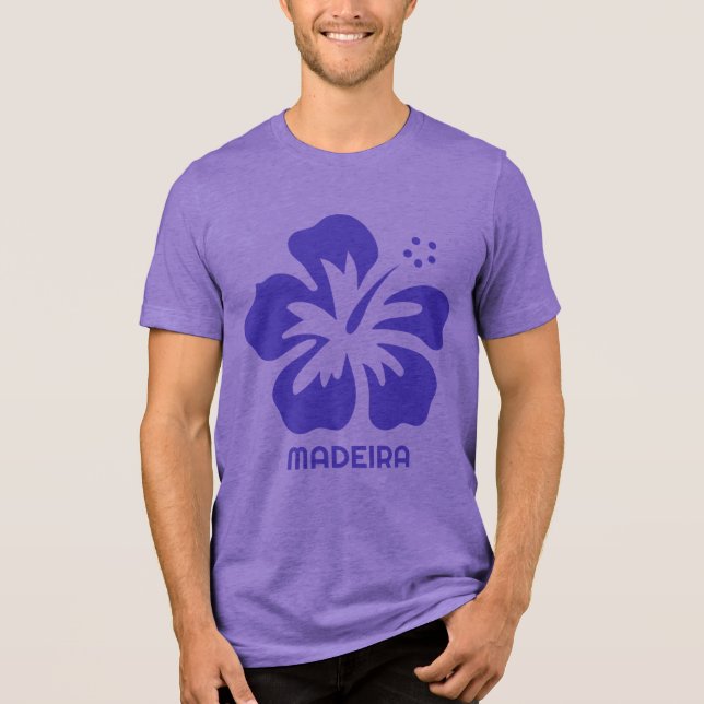 Custom Name Madeira (or YOUR text) Tri-Blend Shirt (Front)