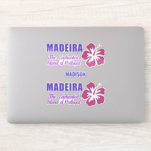 Custom Name Madeira Sticker