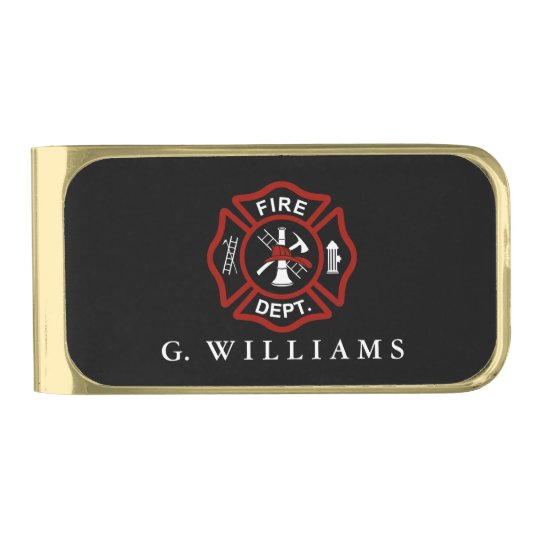 Custom Gold Cross Money Clip
