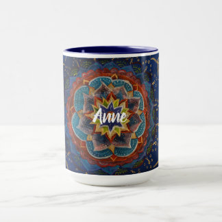 Custom Name Mandala Combo Mug