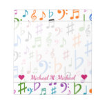 [ Thumbnail: Custom Name; Many Colorful Music Notes and Symbols ]